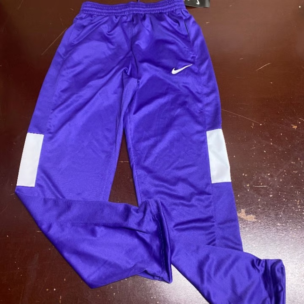 Nike Women’s Dri Fit Purple Rivalry Athletic track pants